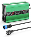 NOEIFEVO 12.6V 5A 6A 7A 8A 10A מטען ליתיום עבור סוללות Li-Ion Lipo 3S 11.1V, מאוורר קירור, כיבוי אוטומטי (ירוק)