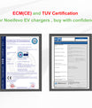 Noeifevo Type2 EV Ladestation Kit, 16A 3 Phase Elektrofahrzeug Ladegerät, CEE 16A Mobile EVSE Wallbox mit 5Meters Kabel