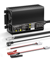 LiFePO4 rápido Noeifevo de 14,6 V y 50A litio de batería de Cargador para batería LiFePO4 de 12 V (12,8 V), activación de BMS de 0 V, apagado automático con protección total