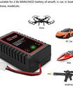 Cargador Inteligente para Baterías NiMH / NiCD N8 para Baterías de 2-8 celdas 2.4V 3.6V 4.8V 6V 7.2V 8.4V 9.6V para Airsoft, Coches RC, Barcos, Drones, con Conexión Estándar / Mini Tamiya