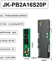BMS 8S–16S 24V–48V 200A Domácí bateriový systém s aktivním vyvažováním 2A, vestavěným Bluetooth a komunikací RS485/CAN pro solární systémy