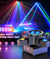 120W scenelys 4-i-1 RGBW moving head lyseffekt laserlys projektor partyslys med fjernkontroll for disco, DJ, bar, bursdagsfest