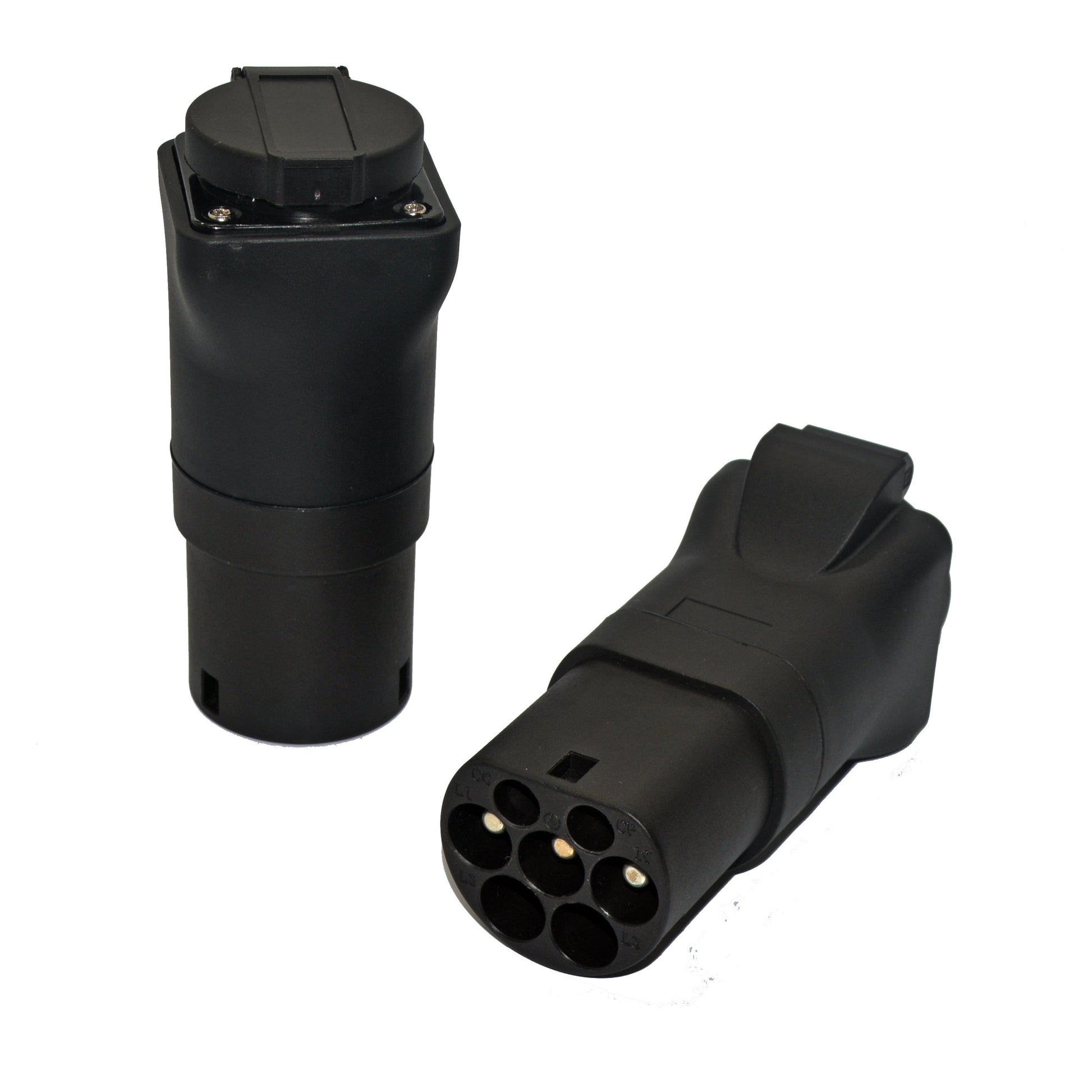 Noeifevo C2 Type2 Pistoke Schuko Socket Adapter -sovittimeen, 16A 1-vaiheinen EV-sovitin virran saamiseen sähköauton latausasemalta