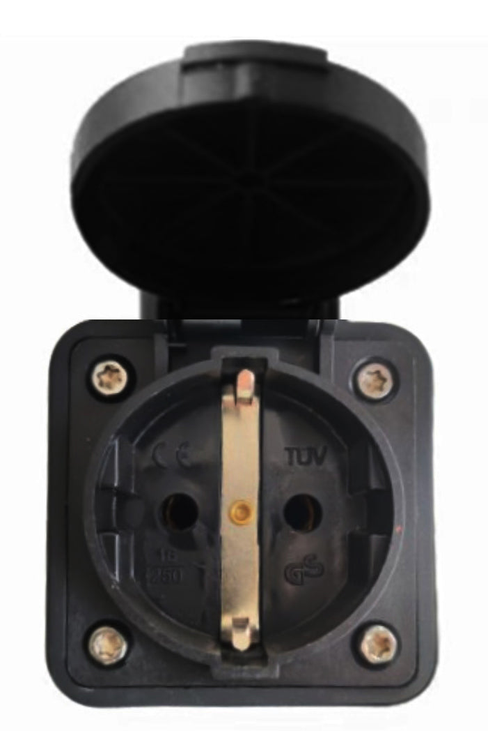 Noeifevo C2 Type2 Pistoke Schuko Socket Adapter -sovittimeen, 16A 1-vaiheinen EV-sovitin virran saamiseen sähköauton latausasemalta