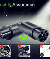 Adattatore NOEIFEVO Tipo 2 per Tesla, AC 7,2 kW 32A 220V, compatibile con Tesla Model S/X/3, per caricabatterie AC Tipo 2 per veicoli elettrici per caricare veicoli Tesla