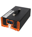 Inversor de 5000W a 12000W de onda sinusoidal pura, convertidor de voltaje de 12V/24V/48V/60V/72V/96V a 230V, con pantalla LCD de voltaje