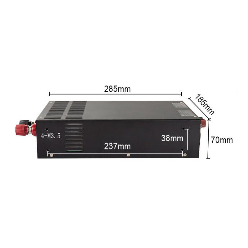 NOEIFEVO 12V 24V 36V 48V 60V 80V 110V Spændingsjusterbar Universel Oplader, 200A 125A 50A 27A Strømadjusterbar, CC/CV Opladning, Lithium Lipo LiFePO4 Bly-syre-batteri Højstrømforsyning