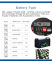 NOEIFEVO 12V 60A DC-DC Carregador de bateria Booster para RV, campista e barco, para baterias de gel AGM de ácido-chumbo de lítio LifePO4, suporte Bluetooth