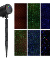 RGB-Laser-Ambientebeleuchtung für Garten & Rasen, Rot-Grün-Blaue Partybeleuchtung für Weihnachten & Halloween