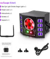 100W Bienenauge Stroboskop Bühnenstrahler 4-in-1 RGBW LED Effektlicht DMX512 DJ-Lichteffekt für Disco Party  Konzert Nachtclub