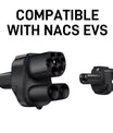 תאם מטען EV NOEIFEVO CCS2 ו-Type 2 ל-Tesla NACS, AC 32A DC 400A, תואם ל-Tesla Model 3/X/Y, מיוצר בארה
