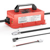 NOEIFEVO 14.6V 30A עמיד למים ליתיום LiFePO4 מטען סוללה עבור 12V(12.8V) 4S LiFePO4 סוללה, 0V BMS הפעלה, כיבוי אוטומטי עם הגנה מלאה