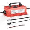 NOEIFEVO 29,2V 20A vanntett LiFePO4 batterilader for 25,6V(24V) 8S litiumbatteri,0V BMS-aktivering, med full beskyttelse