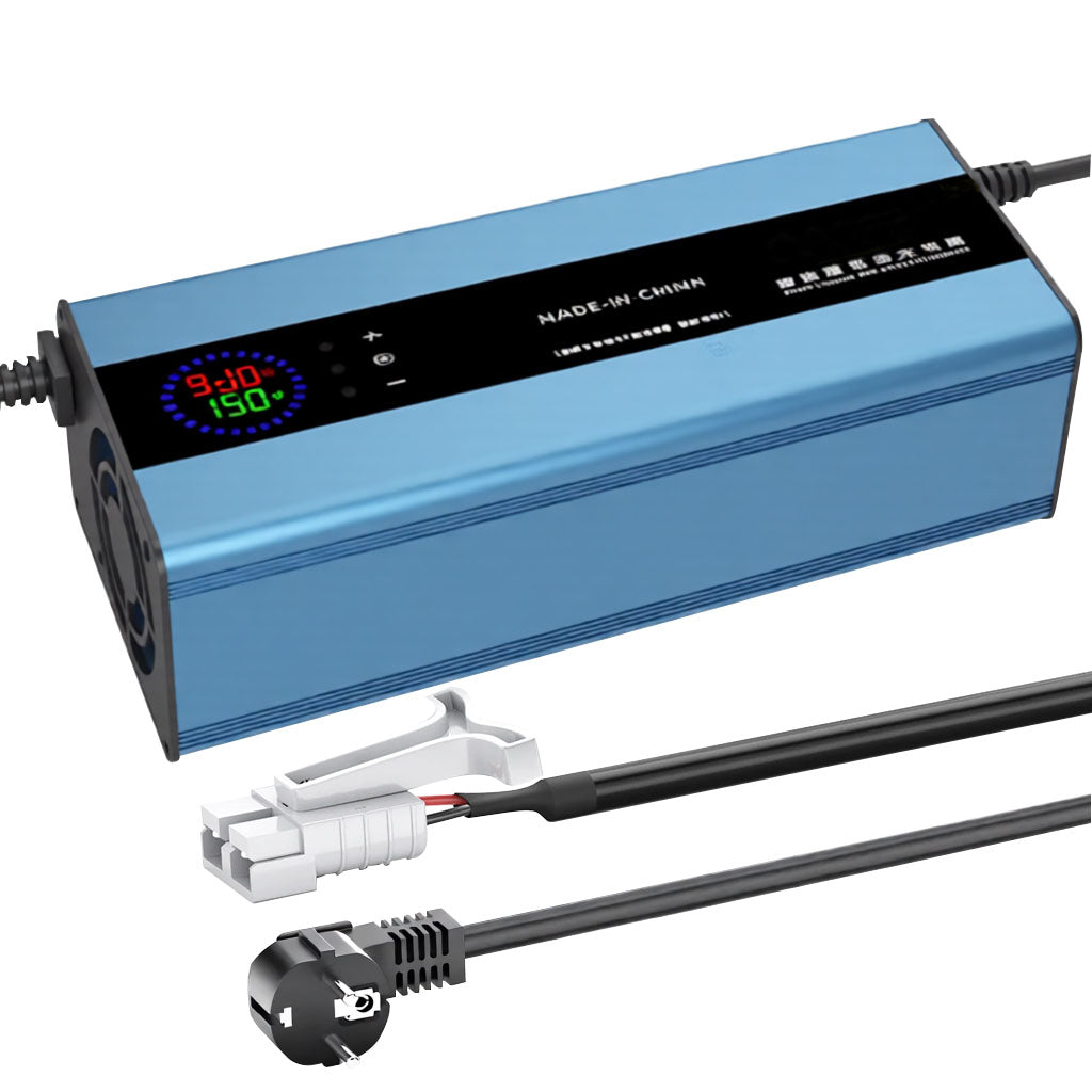 NOEIFEVO 15A Strøm 42V-88.2V Spenning Justerbar Li-ion LiFePO4 Lithium Lader For 36V 48V 60V 72V 84V batteri