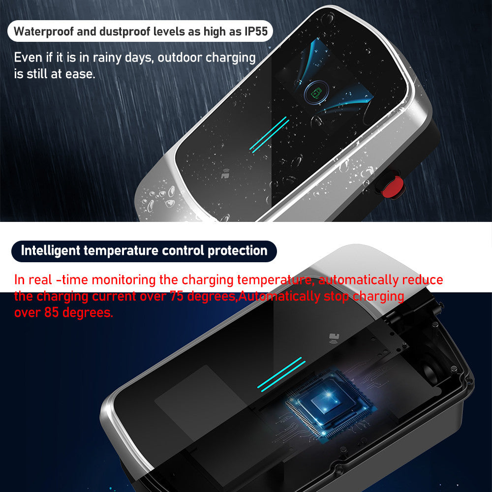 Noeifevo Q6 EV Charging Station Wallbox 11kW 16A Type 2 5M DC6mA RCD Protection