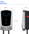 Estação de carregamento de veículos eléctricos Noeifevo Q6 Wallbox 11kW 16A Tipo 2 5M DC6mA Proteção RCD