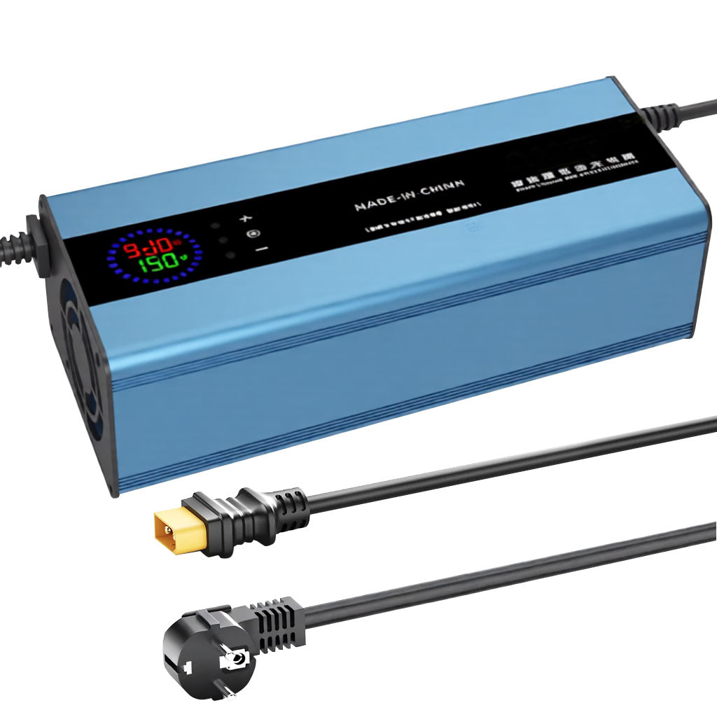 NOEIFEVO 15A Strøm 42V-88.2V Spenning Justerbar Li-ion LiFePO4 Lithium Lader For 36V 48V 60V 72V 84V batteri